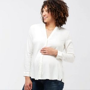 NWT Nom Maternity Marjorie Maternity + Nursing Top
